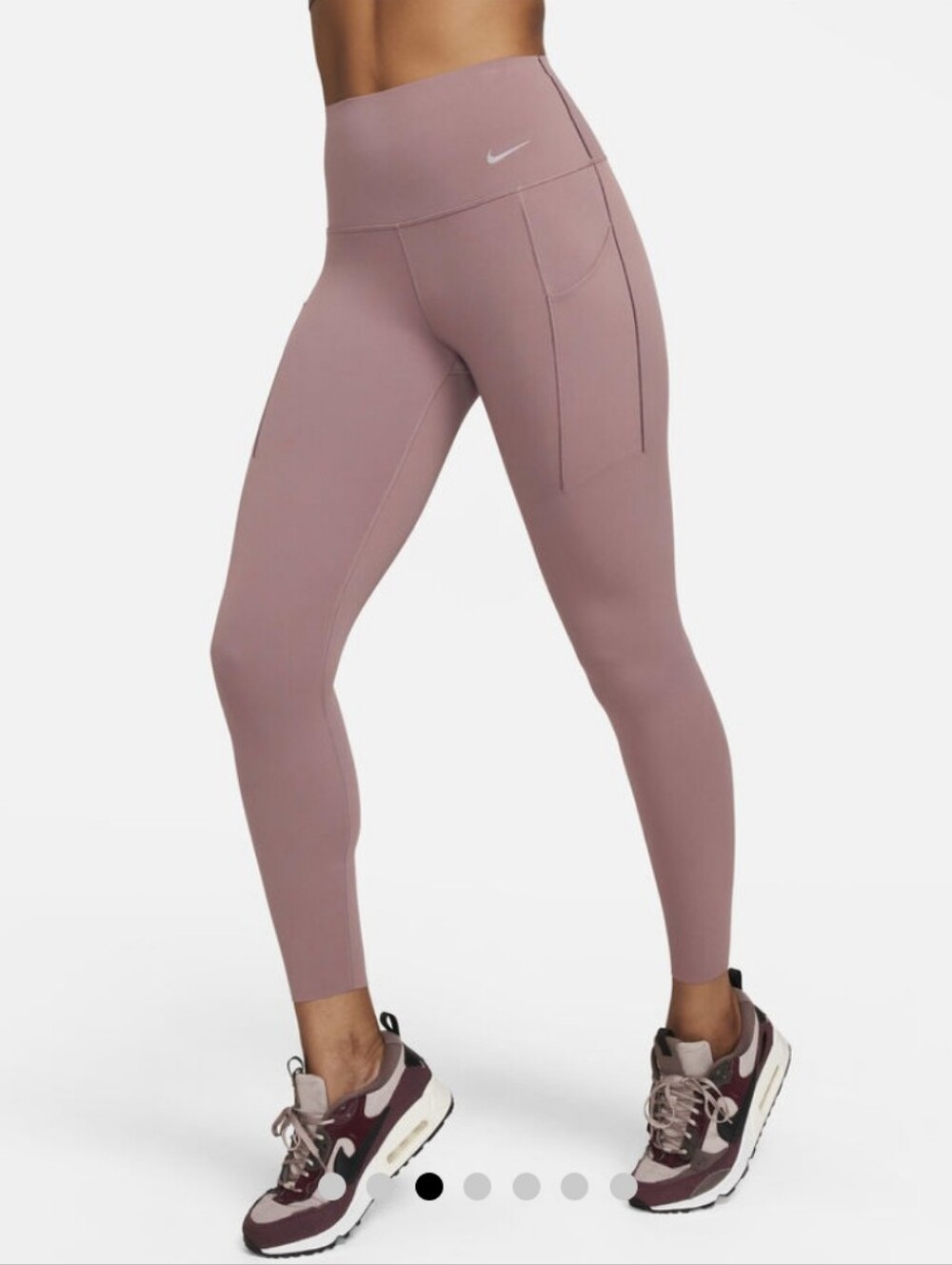 Nike Universa TALL - 7/8 High Waist Leggings Mauve